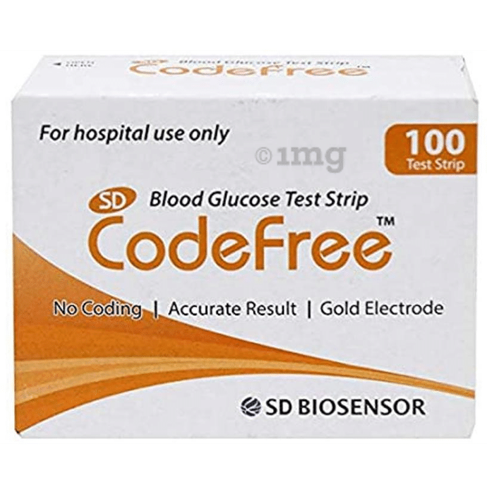 SD Biosensor Standard Codefree Blood Glucose Monitoring Test Strip (Only Strip)