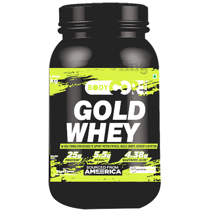 Body Core Science Gold Whey Green Powder Chocolate Fudge