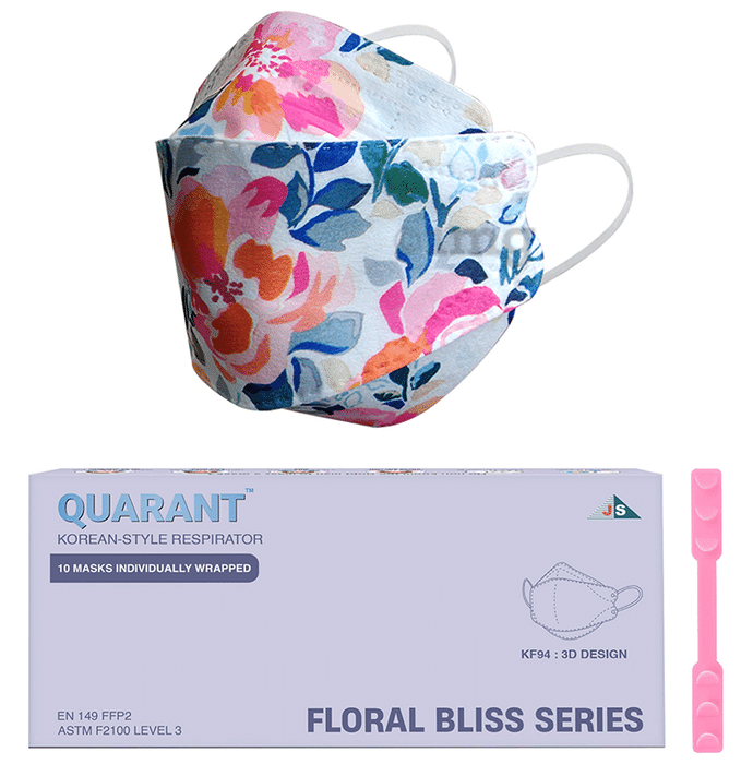 Quarant KF94 Floral Bliss Series Korean Style Respirator Mask Magnolia Bloom