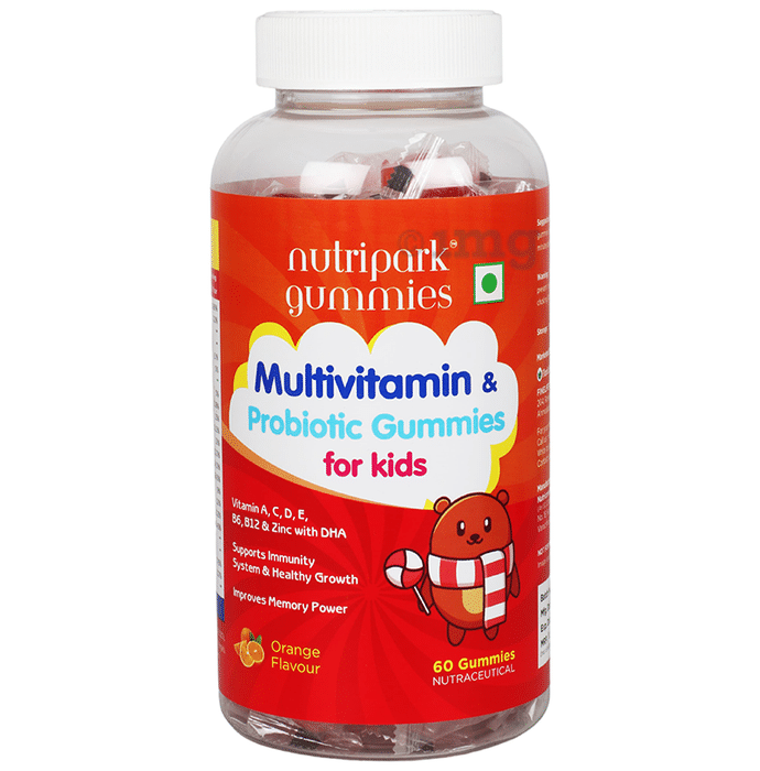 Nutripark Multivitamin & Probiotic Gummies for Kids Orange