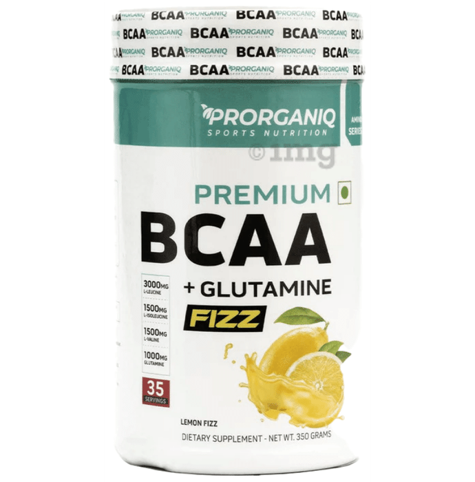 Prorganiq Premium BCAA +Glutamine Powder Lemon Fizz