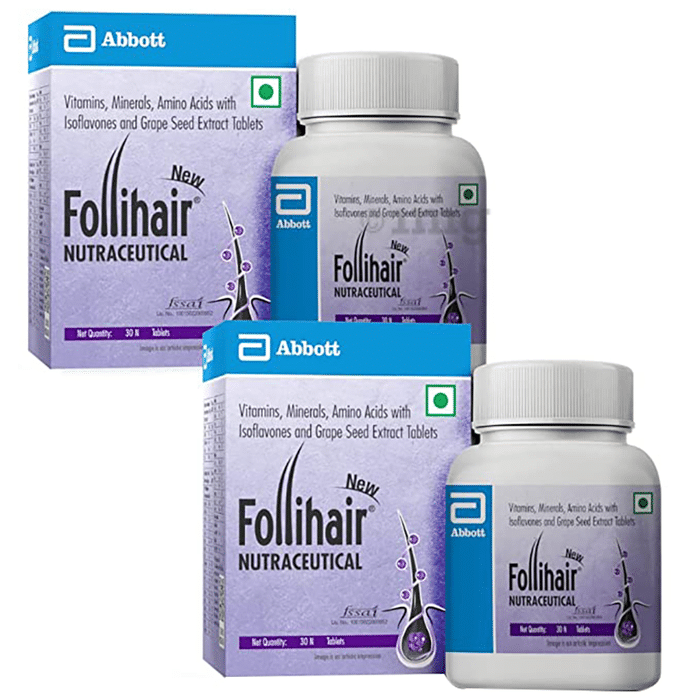 New Follihair Tablet for Hair Strength & Nourishment (30 Each)