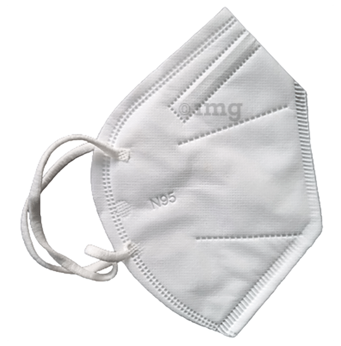 Safe M N95 Protective Mask with Elastic Ear-Loop