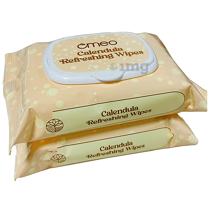 Omeo Calendula Refreshing Wipes (25 Each)