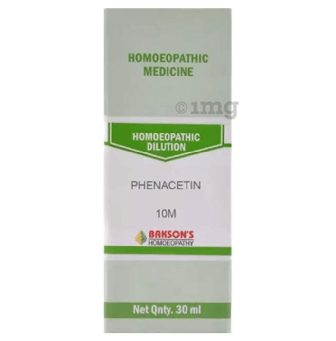 Bakson's Homoeopathy Phenacetin Dilution 10M