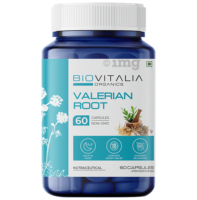 Biovitalia Organics Valerian Root Capsule Buy bottle of 60.0 capsules