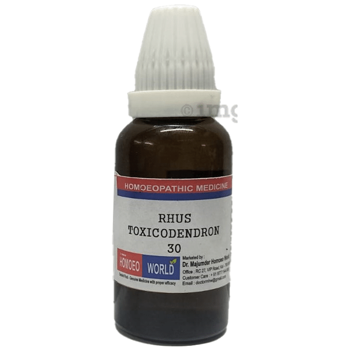 Dr. Majumder Homeo World Rhus Toxicodendron Dilution 30 (30ml Each)