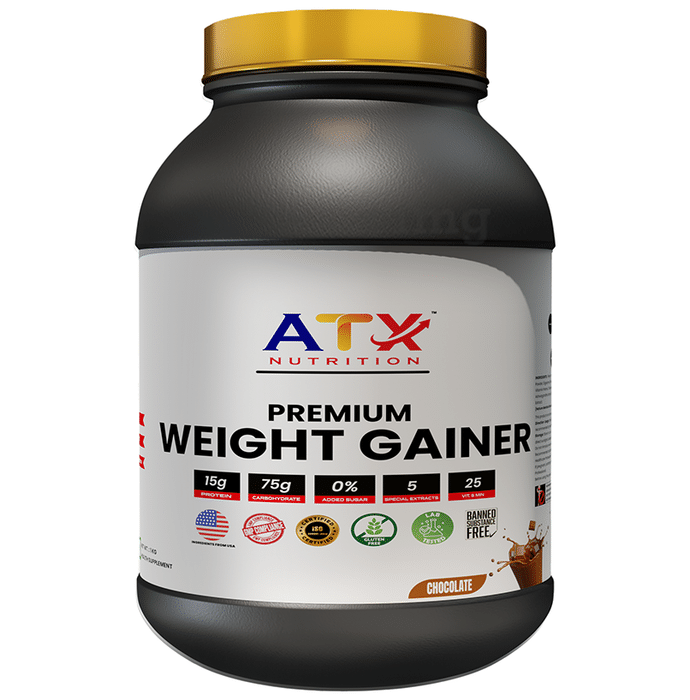 Atx Nutrition Premium Weight Gainer Powder Chocolate