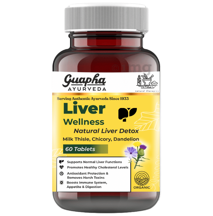 Guapha Ayurveda Liver Wellness Tablet