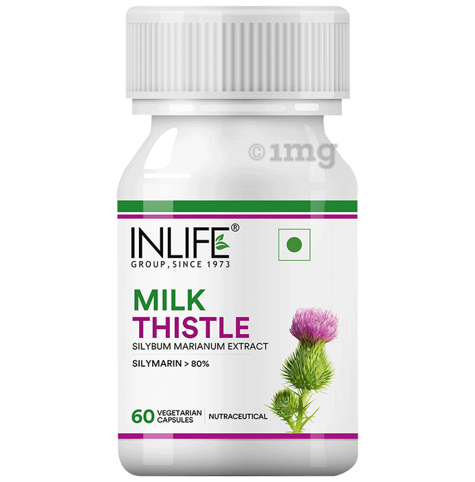 Inlife Milk Thistle 400mg Capsule | For Liver Health & Metabolism