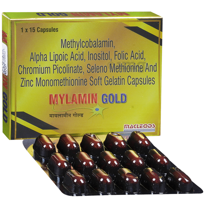 Mylamin Gold Soft Gelatin Capsule