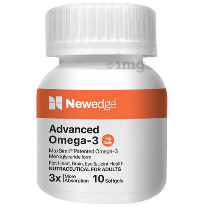 Newedge Advanced Omega 3 Daily Maxsimil Patented Softgels (10 Each)