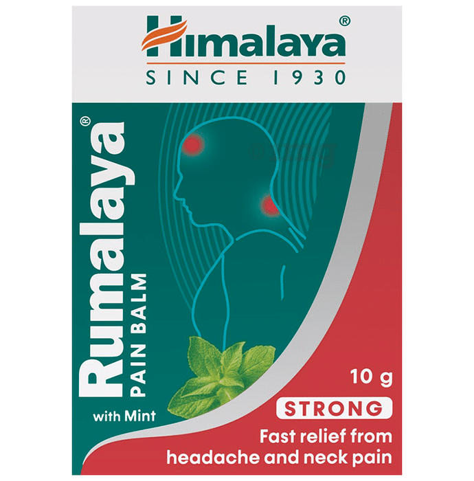 Himalaya Rumalaya Pain Balm | Fast Relief From Headache And Neck Pain Balm Strong