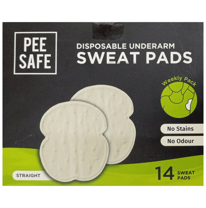 Pee Safe Disposable Underarm Sweat Pads Folded