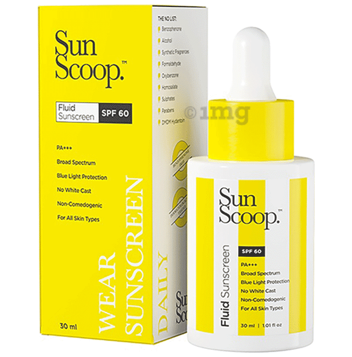 Sun Scoop Hydrating Fluid Spray Sunscreen For Face And Body SPF 60 PA+++