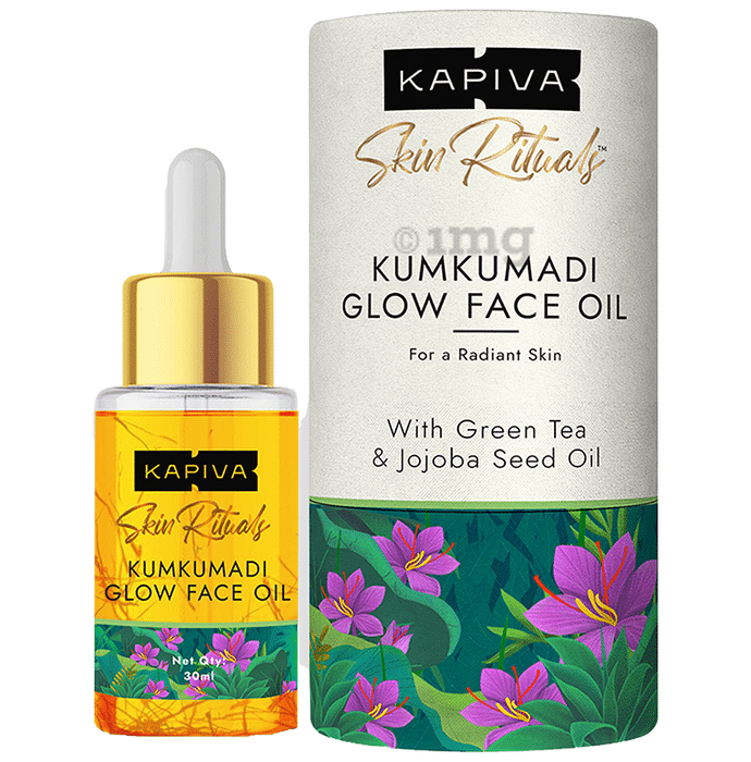 Kapiva Kapiva Kumkumadi Glow Face Oil (30 ml) | For Glowing Skin | Helps Reduce Dark Spots & Pigmentation Oil