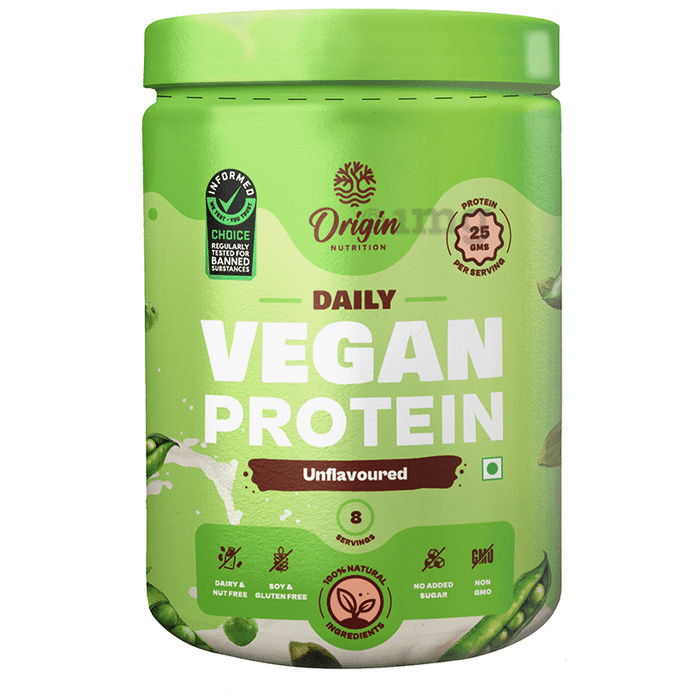 Origin Nutrition Vegan Plant Protein Powder Unflavored