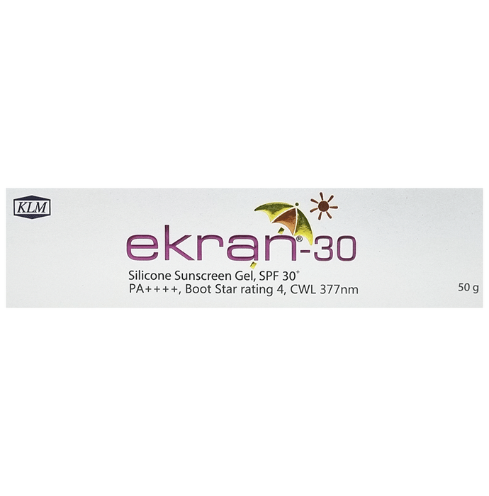Ekran - 30 Silicone Sunscreen SPF 30+ PA++++ | Water Resistant Gel