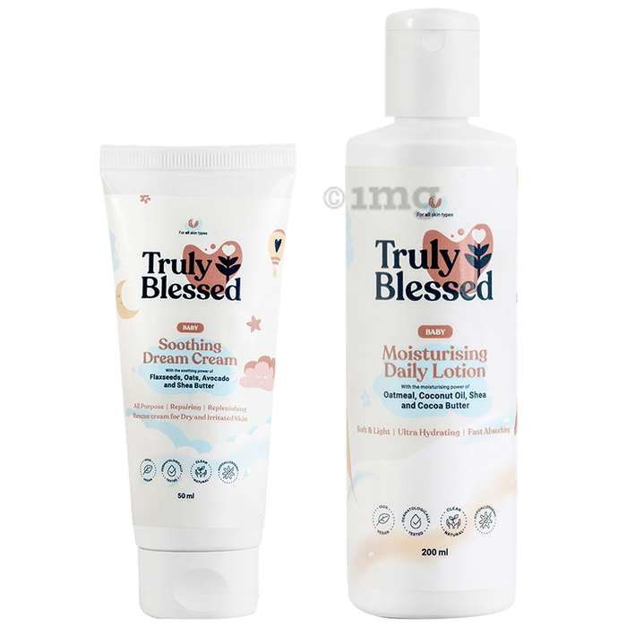 Truly Blessed Baby Skin Nourish & Replenish Duo Kit (250ml Each) Buy 1 Get 1 Free