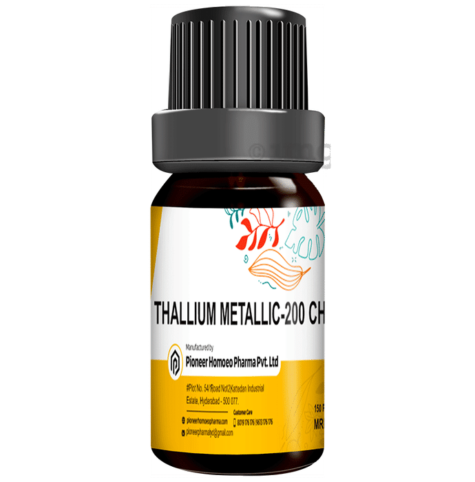 Pioneer Pharma  Thallium Metallic Globules Pellet Pills 200 CH
