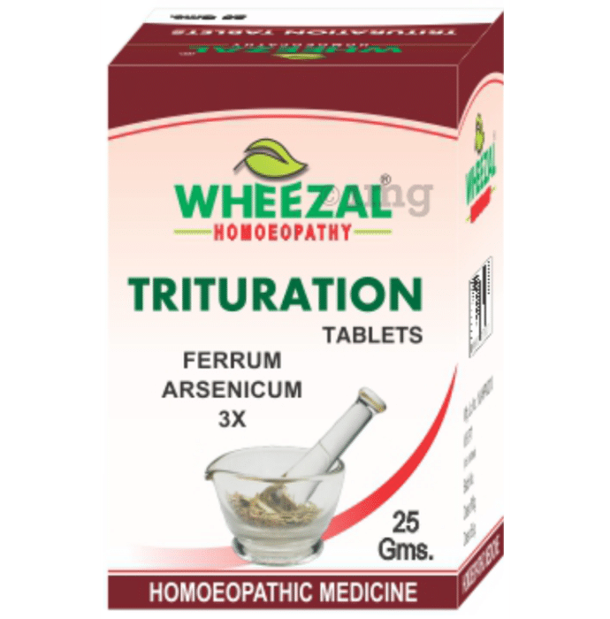 Wheezal Ferrum Arsenicum Trituration Tablet 3X