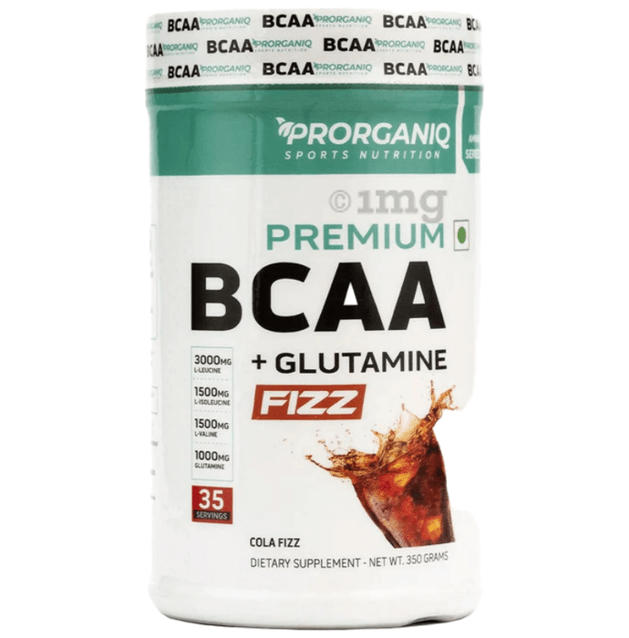 Prorganiq Premium BCAA +Glutamine Powder Cola Fizz
