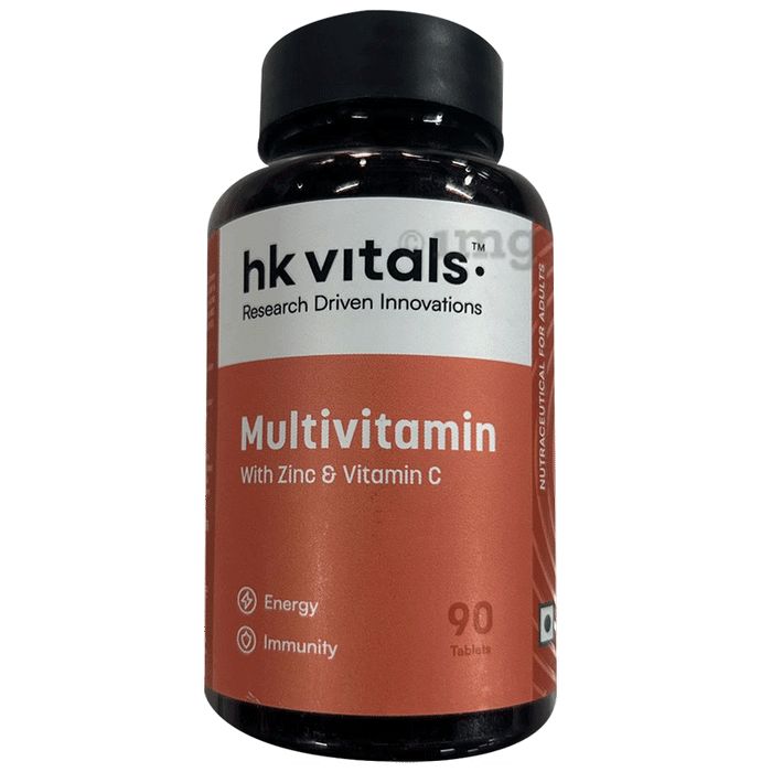 HK Vitals Multivitamin with Multimineral, Amino Acids, Taurine & Ginseng Extract | For Energy, Immunity & Stamina | Tablet