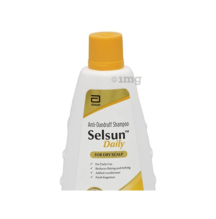 Selsun Daily Anti-Dandruff Shampoo for Dry Scalp (120ml Each)