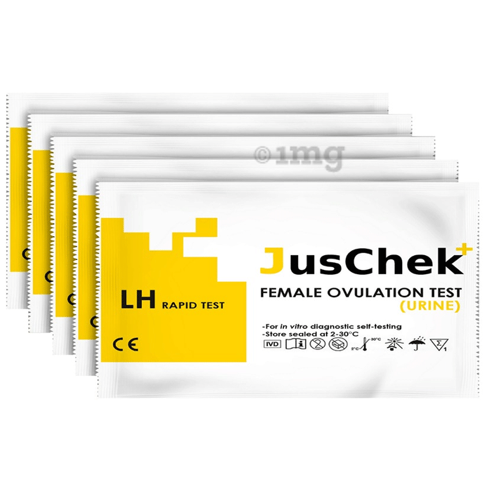 JusChek+ Ovulation Detection Kit to Identify Fertility Days for Pregnancy
