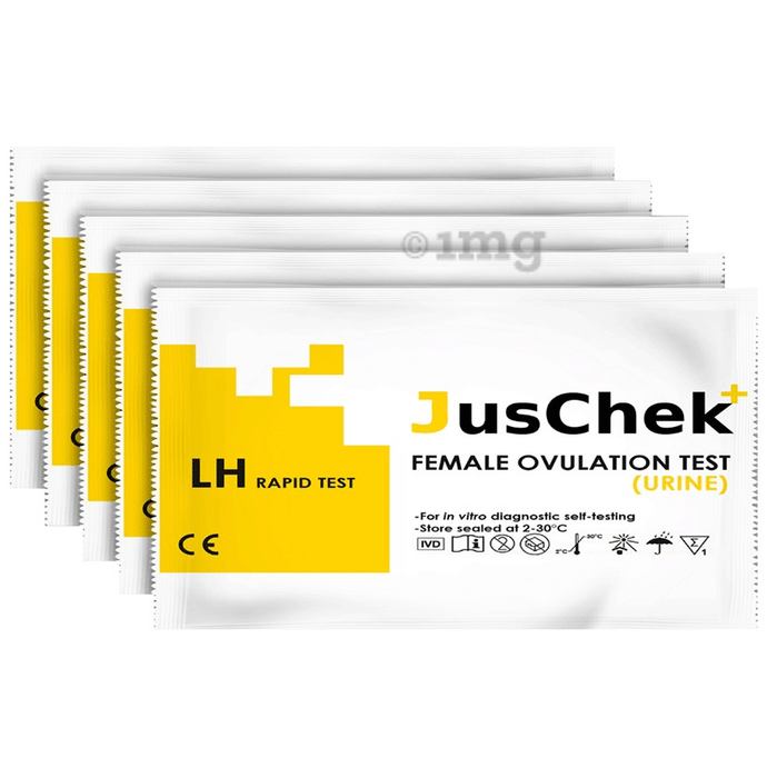 JusChek+ Ovulation Detection Kit to Identify Fertility Days for Pregnancy