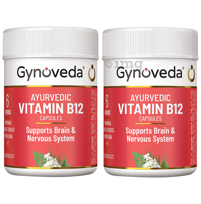 Gynoveda Ayurvedic Vitamin B12 Capsule (30 Each)