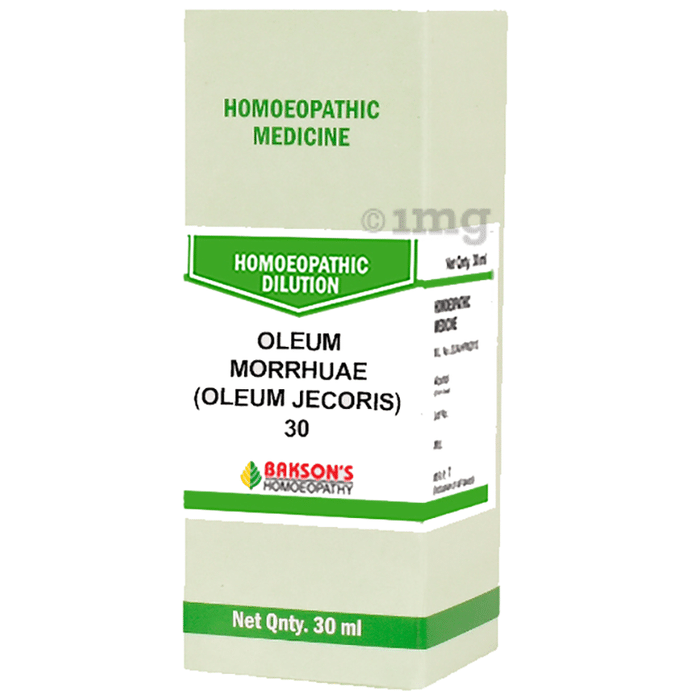 Bakson's Homeopathy Oleum Morrhuae (Oleum Jecoris) Dilution 30