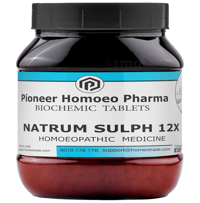 Pioneer Pharma Natrum Sulph 12X Biochemic Tablet