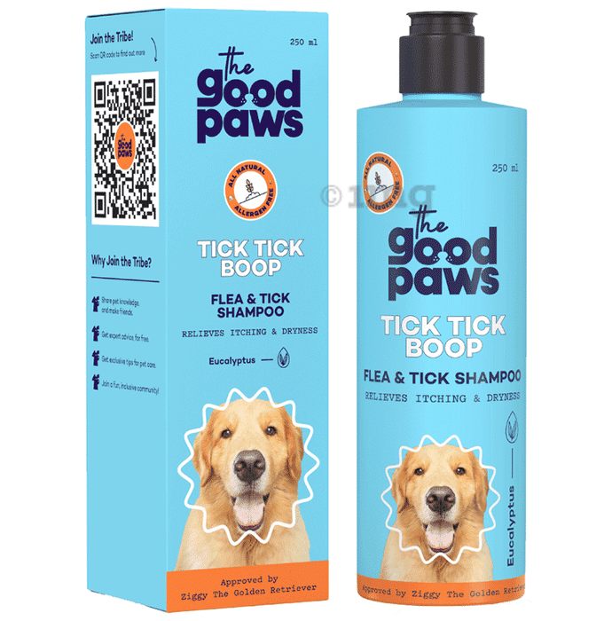 The Good Paws Tick Tick Boop Flea & Tick Dog Shampoo