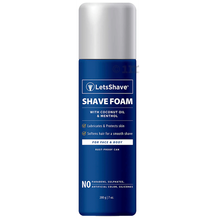 LetsShave Shave Foam Buy 1 Get 1 Free
