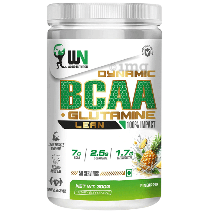 WN World Nutrition Dynamic BCAA + Glutamine Lean Pineapple