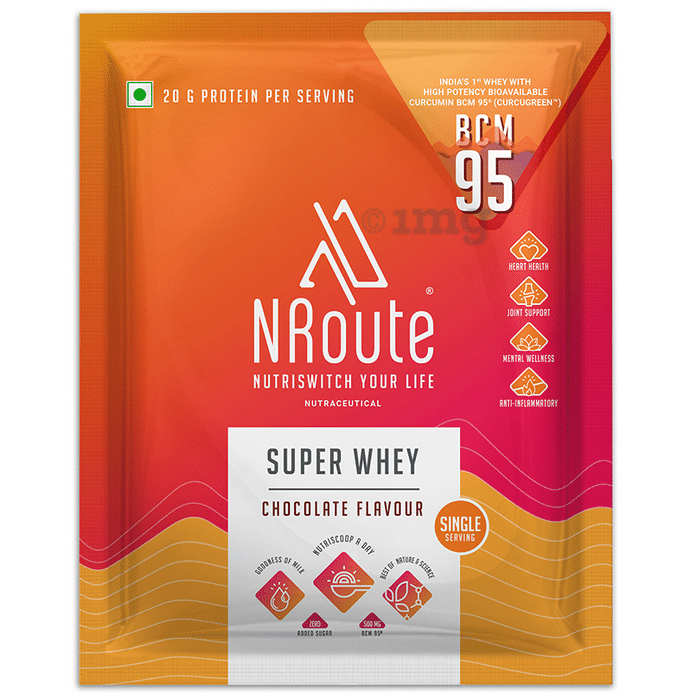 Nroute Super Whey Protein Powder Chocolate