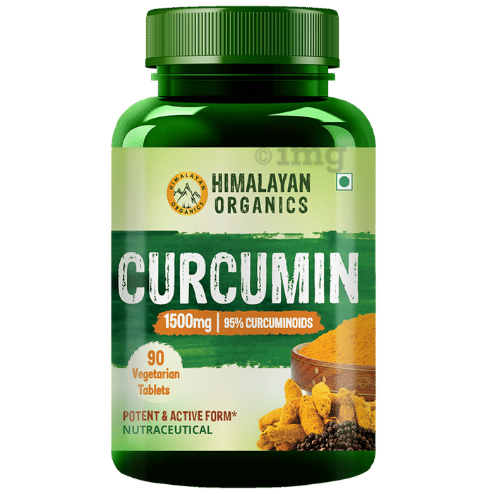 Himalayan Organics Curcumin 1500mg Vegetarian Tablet