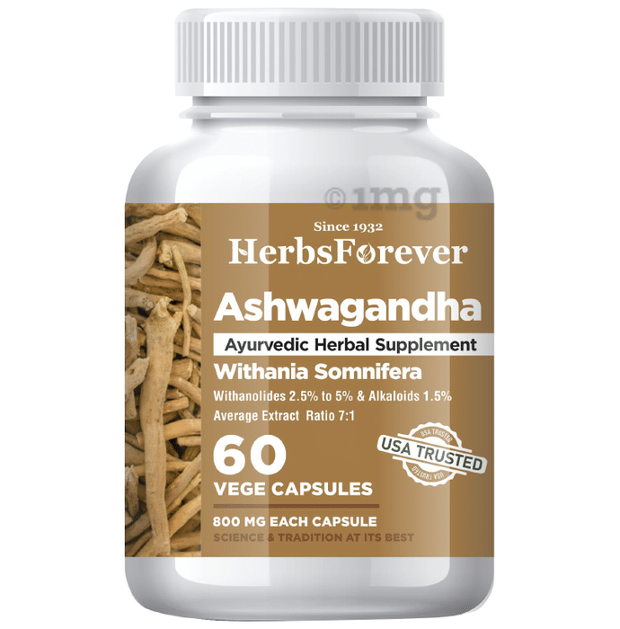 Herbs Forever Ashwagandha Vege Capsule