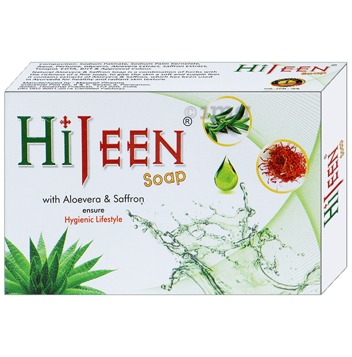Dr. Ethix's Hijeen Soap (100gm Each) Aloevera & Saffron