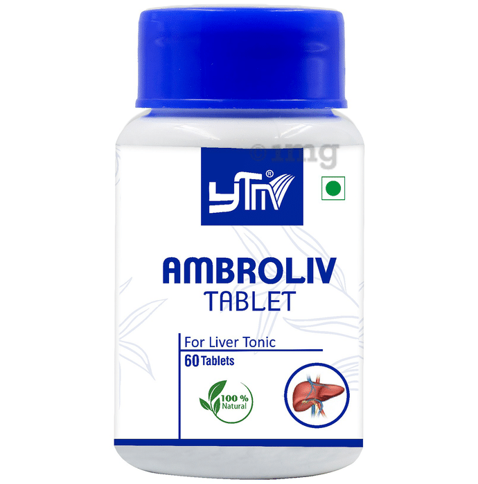 YTM Ambroliv Tablets | Support Liver Detox, Reduce Gas and Bloating and Promote Digestion