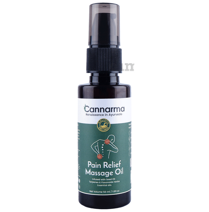 Cannarma Ayurvedic Pain Relief Massage Oil for Bone, Back & Joint Pain