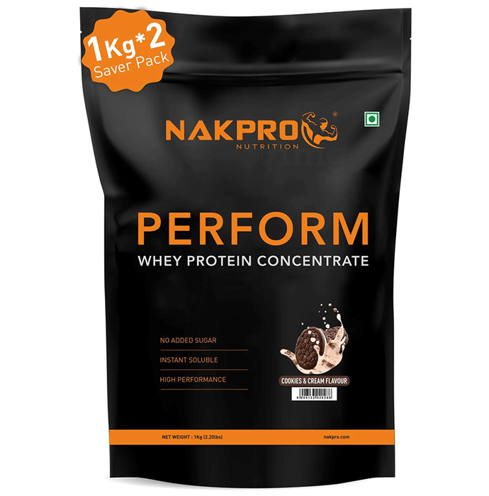 Nakpro Nutrition Perform Whey Protein Concentrate Cookies & Cream