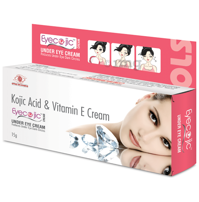 Eyecojic Kojic Acid & Vitamin E Under Eye Cream | Reduces Under Eye Dark Circles