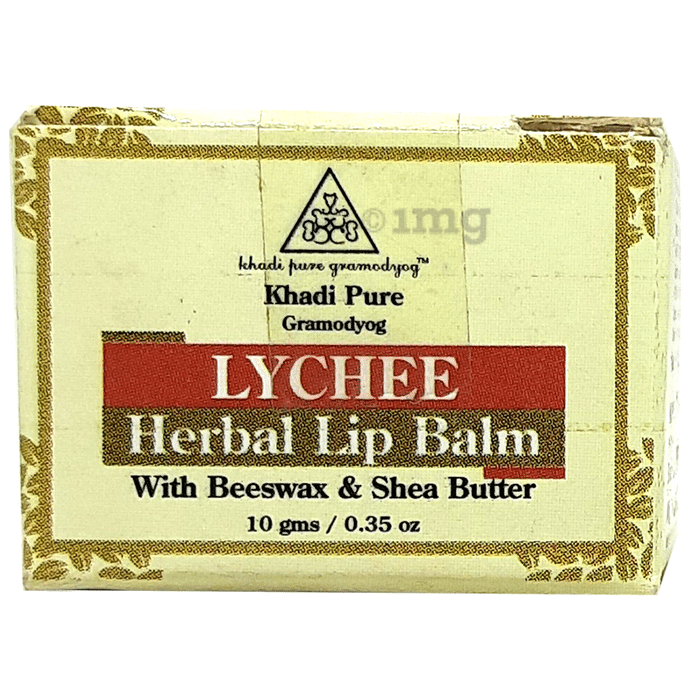 Khadi Pure Litchi Herbal Lip Balm