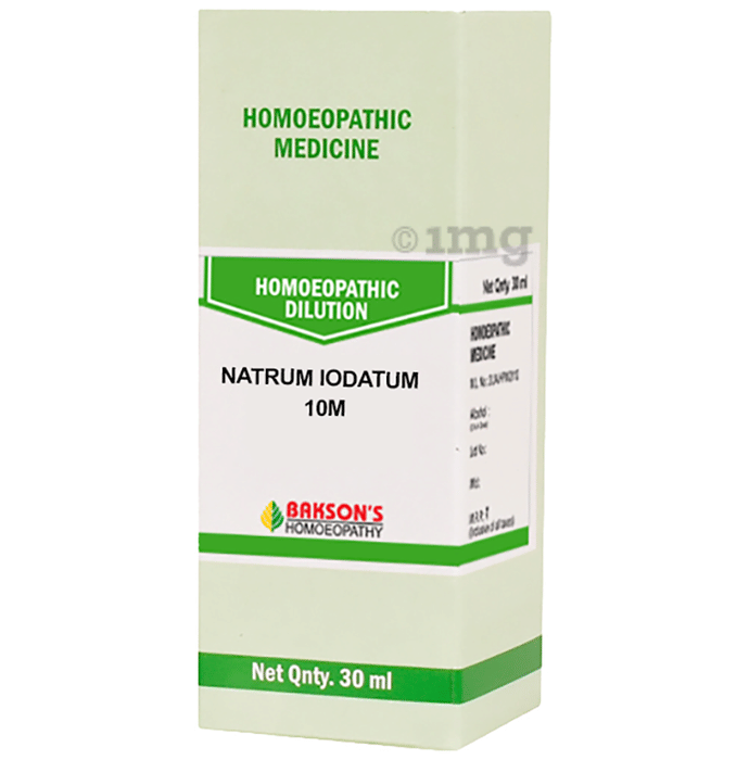 Bakson's Homeopathy Natrum Iodatum Dilution 10M Buy bottle of 30.0 ml