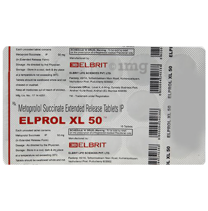 Elprol XL 50 Tablet