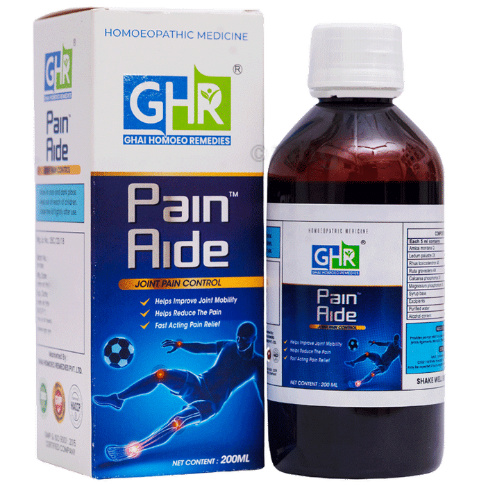 Ghai Homoeo Remedies Pain Aide Syrup