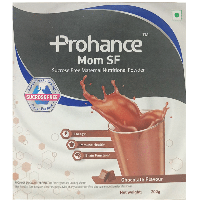 Prohance Mom Nutritional Drink for Immunity & Brain Health | Flavour Chocolate Sugar Free