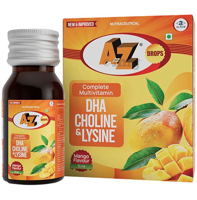 A to Z Multivitamin and Multimineral Oral Drops Mango